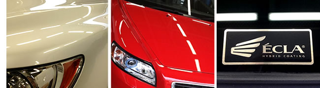 純度100％のシリカガラスが実現する、深みのある光沢。　写真